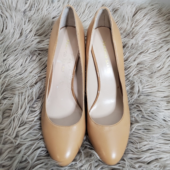 FRANCO SARTO tan leather pumps - Picture 2 of 6